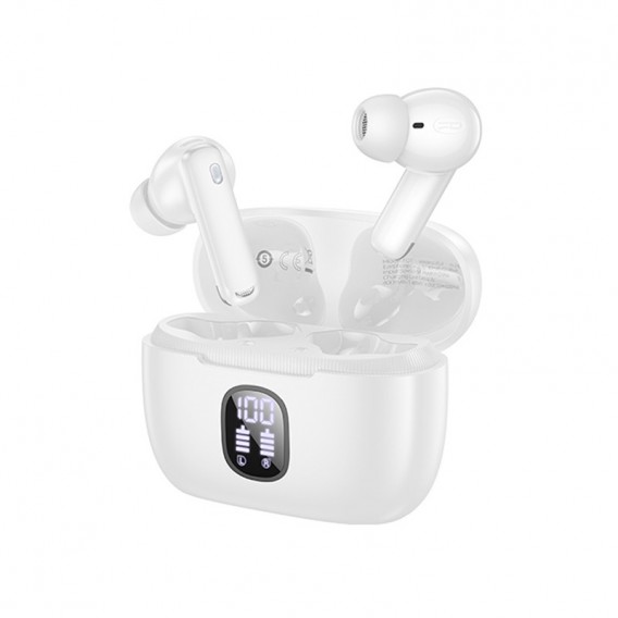 Бездротові TWS навушники BOROFONE FQ7 Treasure ANC+ENC White
