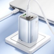 МЗП Hoco N49 Glorious PD65W (1USB-A/2C) Blue
