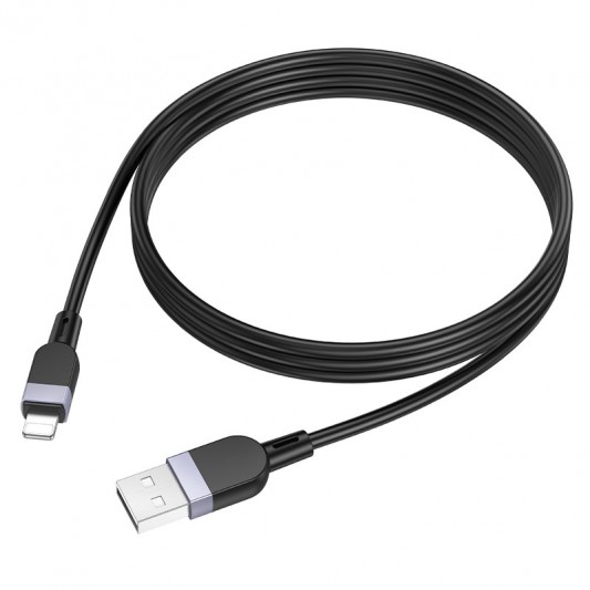 Дата кабель Hoco X109 Energy silicone USB to Lightning (2m) Black - изображение 1
