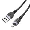 Дата кабель Hoco X109 Energy silicone USB to Lightning (2m) Black