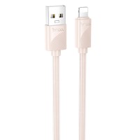 Дата кабель Hoco X114 Energy USB to Lightning 2.4A (1m) Pink