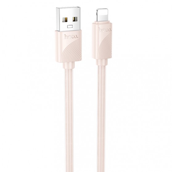 Дата кабель Hoco X114 Energy USB to Lightning 2.4A (1m) Pink