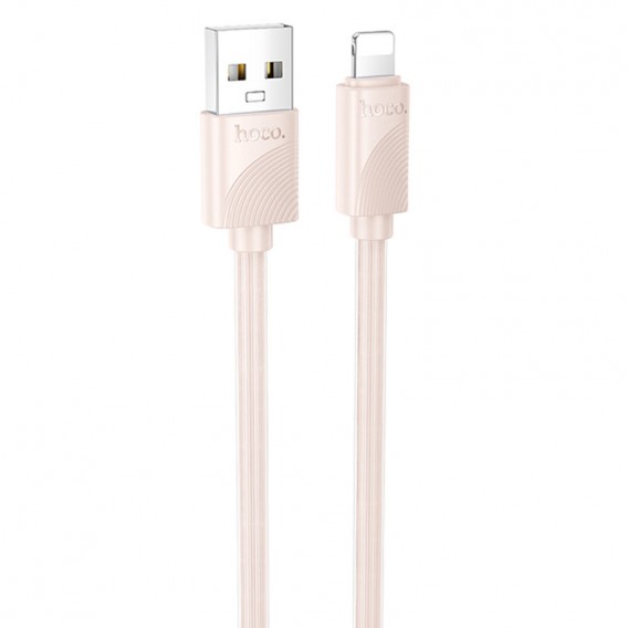 Дата кабель Hoco X114 Energy USB to Lightning 2.4A (1m) Pink