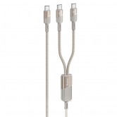 Дата кабель Hoco U139 Type-C to Type-C/Type-C 100W (1.2m) Gold Дата кабель Hoco U139 Type-C to Type-C/Type-C 100W (1.2m) Gold