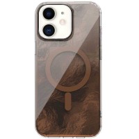 Чохол TPU Shiny Mountain (MagFit) для Apple iPhone 11 (6.1") Chocolate