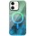 Чохол TPU Shiny Mountain (MagFit) для Apple iPhone 11 (6.1") Green / Blue