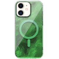 Чохол TPU Shiny Mountain (MagFit) для Apple iPhone 11 (6.1") Green