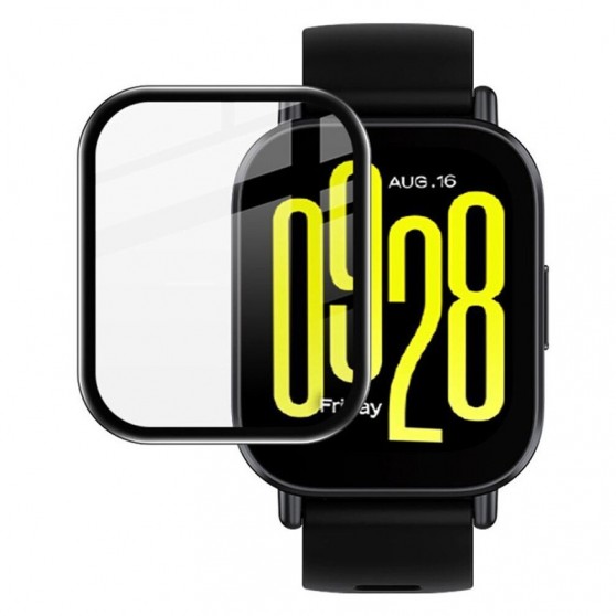 Полимерная пленка 3D (full glue) (тех.пак) для Xiaomi Redmi Watch 5 Черный