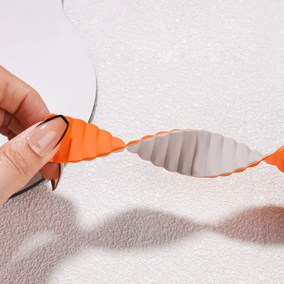 Ремінець BlueO Magnetic Silicone для Apple Watch 42(ser.1-3)/44/45/46/49mm White / Orange