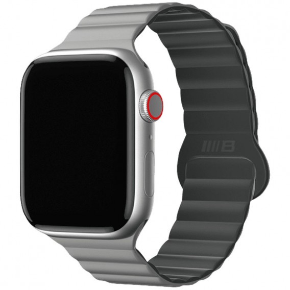 Ремешок BlueO Magnetic Silicone для Apple Watch 42(ser.1-3)/44/45/46/49mm Grey
