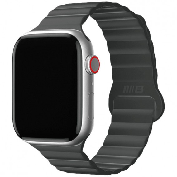 Ремешок BlueO Magnetic Silicone для Apple Watch 42(ser.1-3)/44/45/46/49mm Black