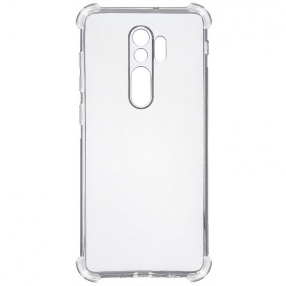 TPU чохол GETMAN Ease logo посилені кути Full Camera для Xiaomi Redmi 9 Безбарвний (прозорий)