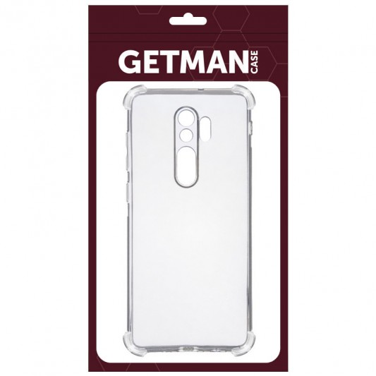 TPU чехол GETMAN Ease logo усиленные углы Full Camera для Xiaomi Redmi 9 Бесцветный (прозрачный) - изображение 4