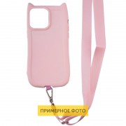 Чехол TPU GETMAN Cat with straps для Apple iPhone 7 / 8 / SE (2020) (2022) (4.7") Pink
