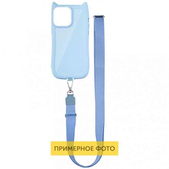 Чехол TPU GETMAN Cat with straps для Apple iPhone 7 / 8 / SE (2020) (2022) (4.7") Blue