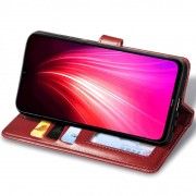Кожаный чехол-книжка GETMAN Gallant (PU) для Xiaomi Redmi 9C Красный