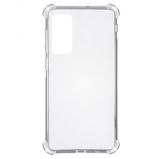 TPU чехол GETMAN Ease logo усиленные углы для Samsung Galaxy S20 FE Бесцветный (прозрачный)