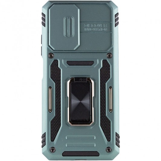 Ударостійкий чохол Camshield Army Ring для Xiaomi Redmi 10 Зелений / Light Green - зображення 1 