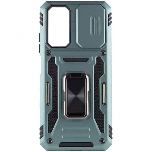 Ударостійкий чохол Camshield Army Ring для Xiaomi Redmi 10 Зелений / Light Green - зображення 3 