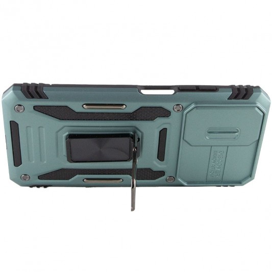 Ударостійкий чохол Camshield Army Ring для Xiaomi Redmi 10 Зелений / Light Green - зображення 4 