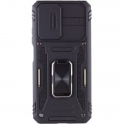 Ударопрочный чехол Camshield Army Ring для Xiaomi Redmi 10 Черный / Black