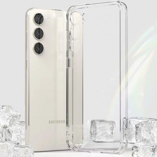 TPU чехол Epic Transparent 1,5mm Full Camera для Samsung Galaxy S23+ Бесцветный (прозрачный) - изображение 1
