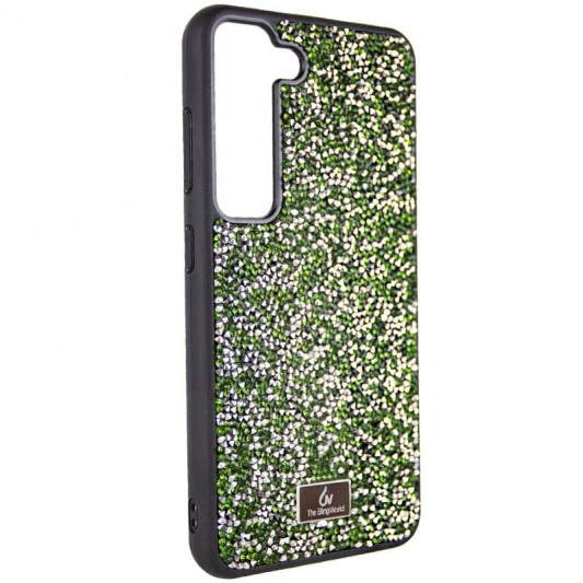 TPU чехол Bling World Rock Diamond для Samsung Galaxy S23 Зеленый - изображение 1