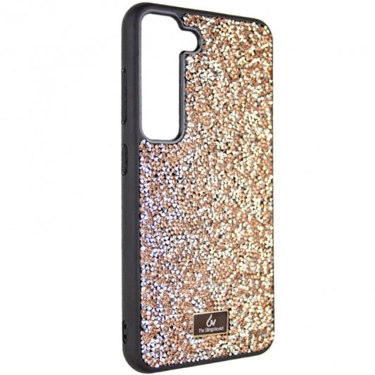 TPU чехол Bling World Rock Diamond для Samsung Galaxy S23 Розовый - изображение 1
