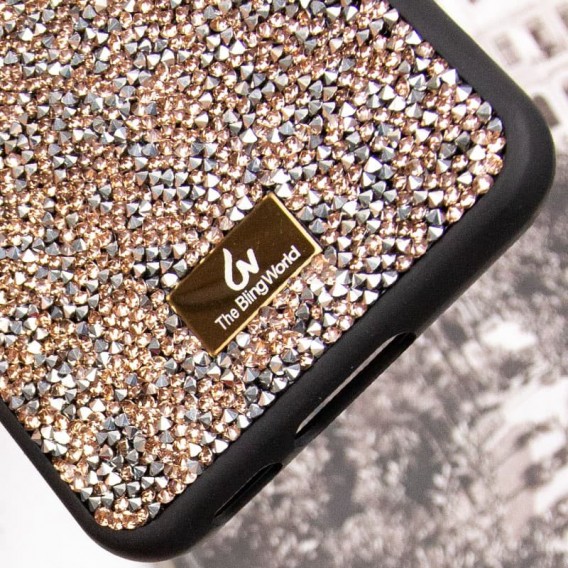 TPU чохол Bling World Rock Diamond для Samsung Galaxy S23 Рожевий
