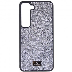 TPU чехол Bling World Rock Diamond для Samsung Galaxy S23 Серебряный