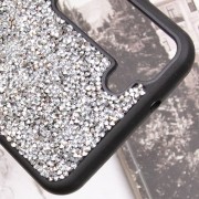TPU чехол Bling World Rock Diamond для Samsung Galaxy S23 Серебряный