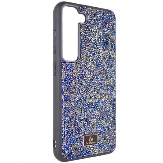 TPU чехол Bling World Rock Diamond для Samsung Galaxy S23 Синий - изображение 1