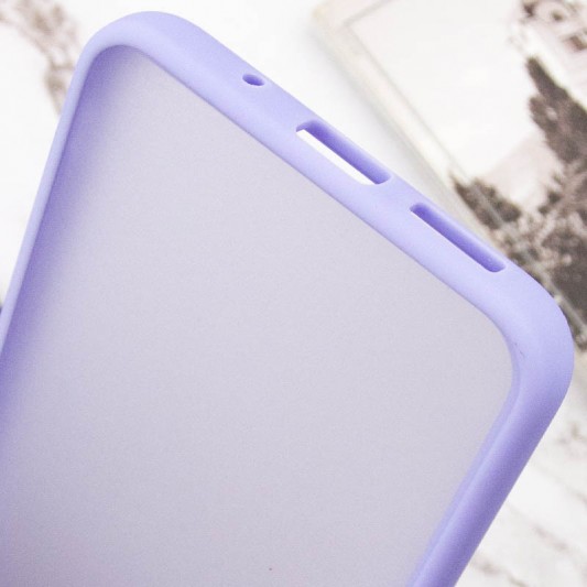 Чохол TPU+PC Lyon Frosted для Xiaomi Redmi 10C Purple - зображення 5 