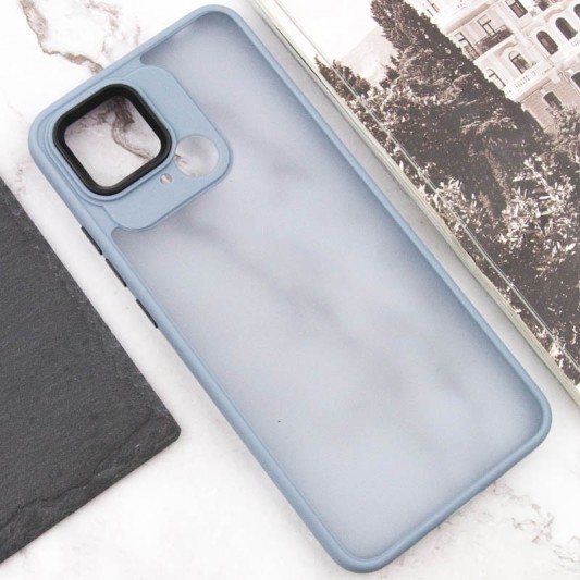 Чохол TPU+PC Lyon Frosted для Xiaomi Redmi 10C Sierra Blue - зображення 3 