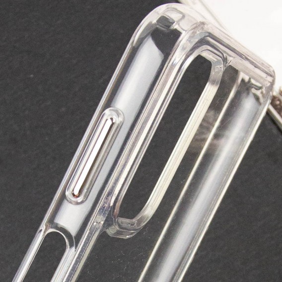 Чохол TPU+PC Clear 2.0 mm metal buttons для Samsung Galaxy A04s Прозорий