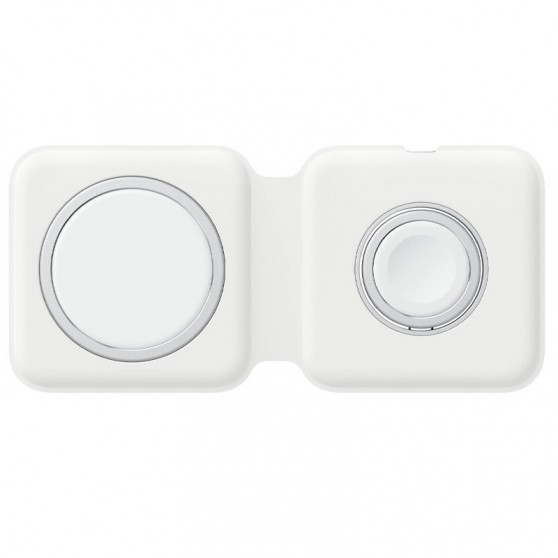 БЗП Wireless Charger with Magsafe 2in1 for Apple (AAA) (box) White