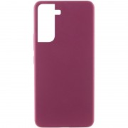 Чохол Silicone Cover Lakshmi (AAA) для Samsung Galaxy S22 Бордовий / Plum