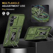 Ударостійкий чохол Camshield Army Ring для Samsung Galaxy S21 Оливковий / Army Green