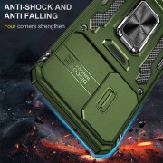 Ударостійкий чохол Camshield Army Ring для Samsung Galaxy S22 Оливковий / Army Green