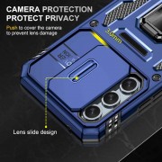 Ударопрочный чехол Camshield Army Ring для Samsung Galaxy S22 Синий / Navy