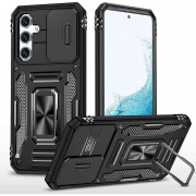 Ударопрочный чехол Camshield Army Ring для Samsung Galaxy S22 Черный / Black