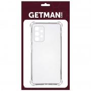 TPU чохол GETMAN Ease logo посилені кути Full Camera для Samsung Galaxy A53 5G Безбарвний (прозорий)