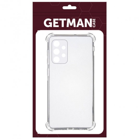 TPU чохол GETMAN Ease logo посилені кути Full Camera для Samsung Galaxy A53 5G Безбарвний (прозорий) - зображення 4 