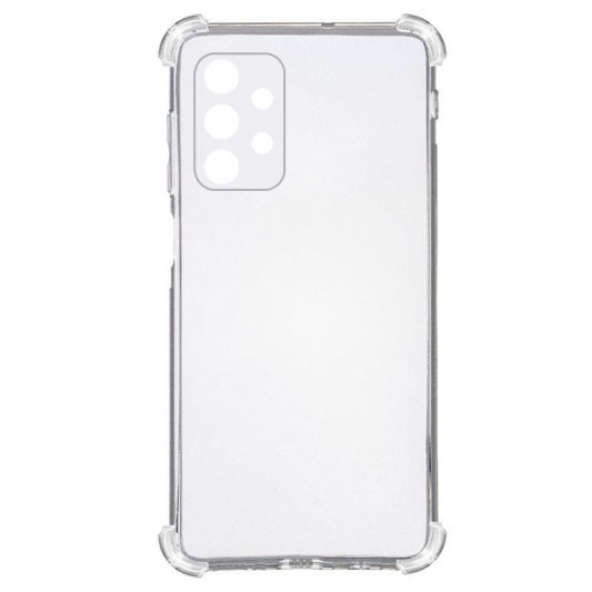 TPU чехол GETMAN Ease logo усиленные углы Full Camera для Samsung Galaxy A33 5G Бесцветный (прозрачный)
