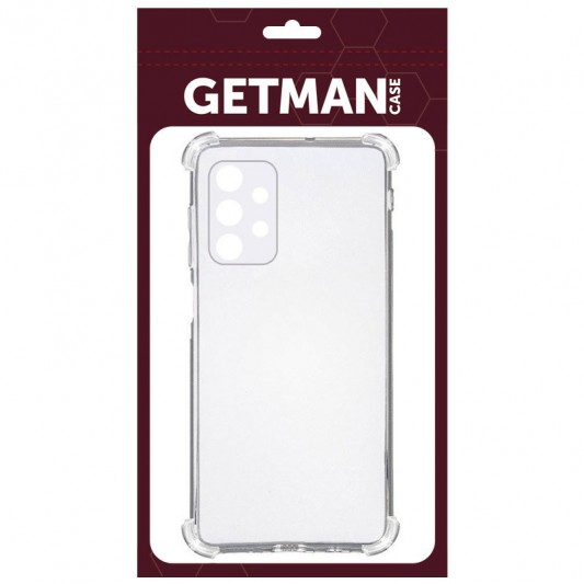 TPU чехол GETMAN Ease logo усиленные углы Full Camera для Samsung Galaxy A33 5G Бесцветный (прозрачный) - изображение 1
