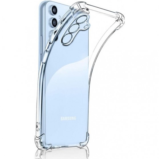TPU чехол GETMAN Ease logo усиленные углы Full Camera для Samsung Galaxy A34 5G Бесцветный (прозрачный)