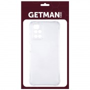 TPU чехол GETMAN Ease logo усиленные углы Full Camera для Xiaomi Redmi 10 Бесцветный (прозрачный)