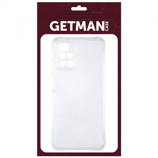TPU чехол GETMAN Ease logo усиленные углы Full Camera для Xiaomi Redmi 10 Бесцветный (прозрачный) - изображение 3