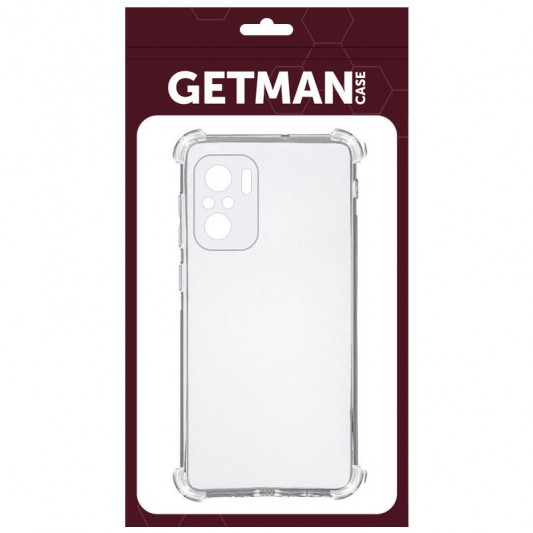 TPU чохол GETMAN Ease logo посилені кути Full Camera для Xiaomi Redmi Note 10 / Note 10s Безбарвний (прозорий) - зображення 1 