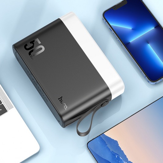 Портативний ЗП Power Bank Hoco J94A Masterful 22.5W 50000 mAh Black - зображення 5 